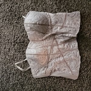 bustier zipper close back stunning designs great for any outfit size 16